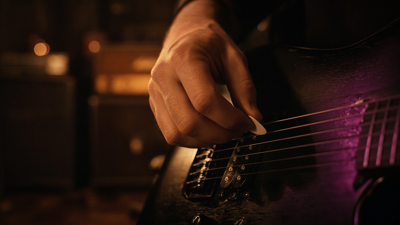 Palm Mute e Galope: Riff de Metal na Guitarra e Baixo