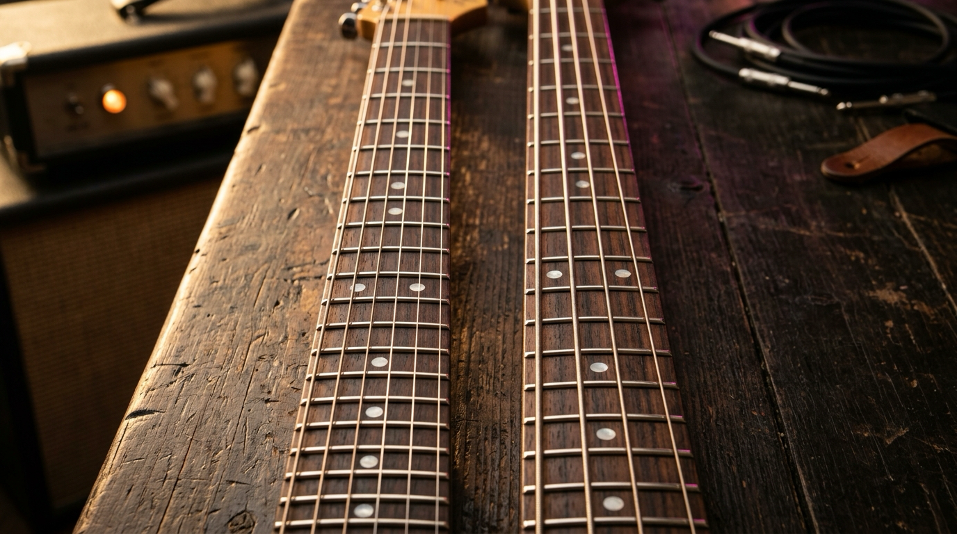 Sistema CAGED na Guitarra e no Baixo: Domine os 5 Desenhos