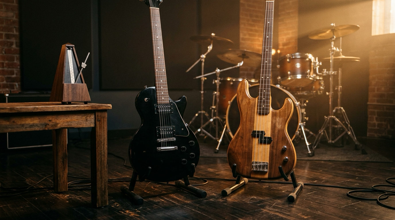 Microtiming na Guitarra e no Baixo: Ahead, Behind e On the Beat